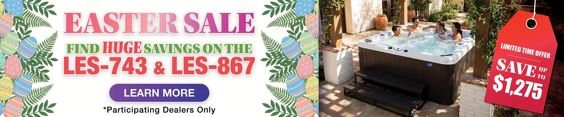 Calspas hot tub being used in a family setting - Newark